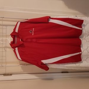 Ragin Cajun Polo Sports Shirt Red